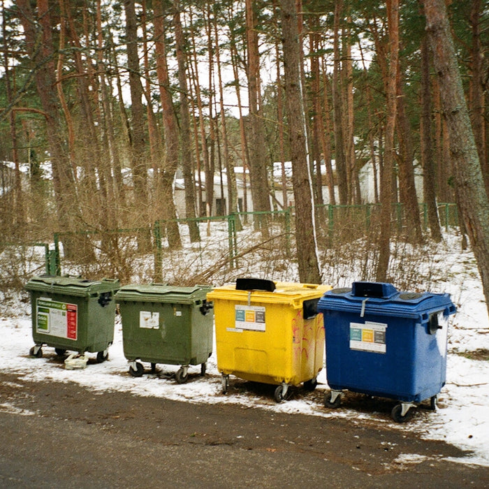 a truck that is sitting in the snow