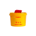 2.5L sharps container with medical waste disposal for needles and lancets