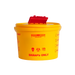 5L sharps container with medical waste disposal for needles and syringes