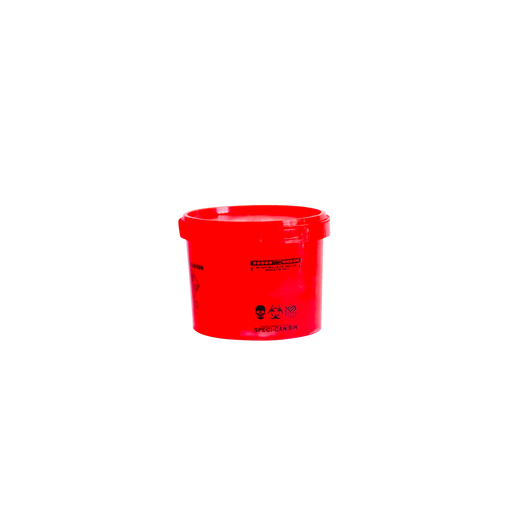 2.5L anatomical waste bin with disposal for pathological and surgical waste