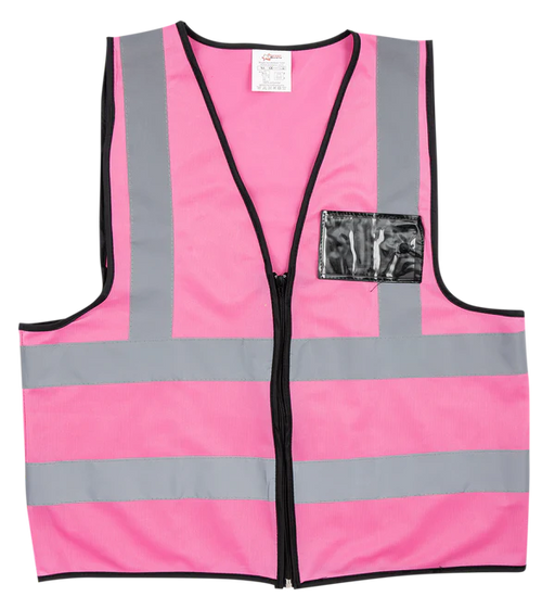 Pink Hi Viz Reflective Vest